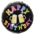 Balon folie Halbe de Bere, rotund, 45 cm