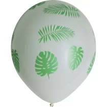 1100-baloane-latex-albe-cu-imprimeu-frunze-30-cm