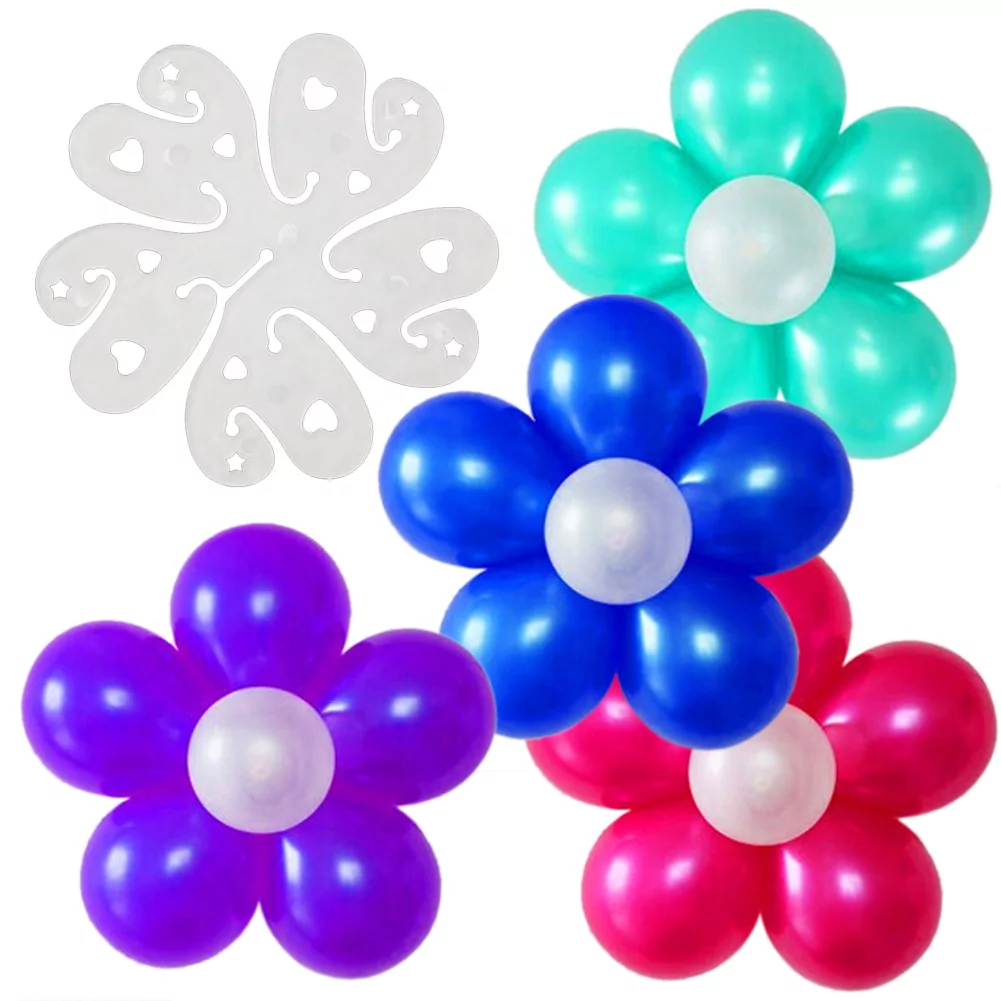 Set 6 modele suport tip floare pentru baloane