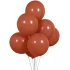 Baloane latex de 12 cm, Maro, 10 bucati, cod culoare #050