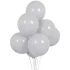 Baloane latex de 12 cm, Gri, 10 bucati, cod culoare #024