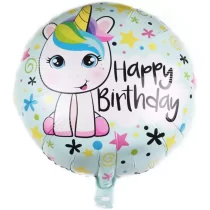 1254-balon-folie-baby-unicorn-rotund-45-cm