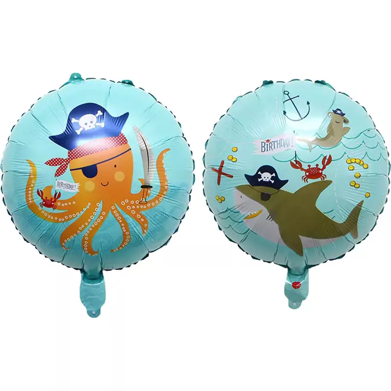 Balon folie double sided Ocean Party, rotund, 45 cm