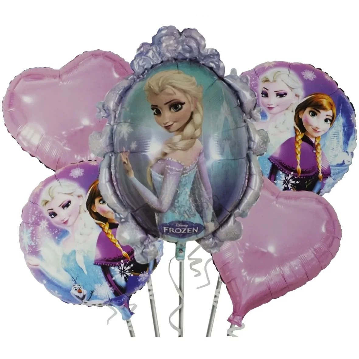 Set 5 baloane folie Frozen, model 4