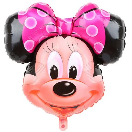 Balon folie cap Minnie, 70 cm