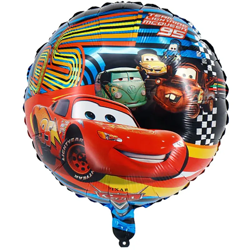 Balon folie Cars, rotund, 45 cm