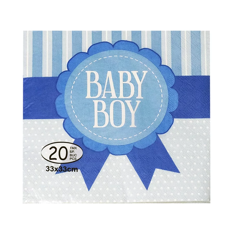 Set 20 servetele Baby Boy