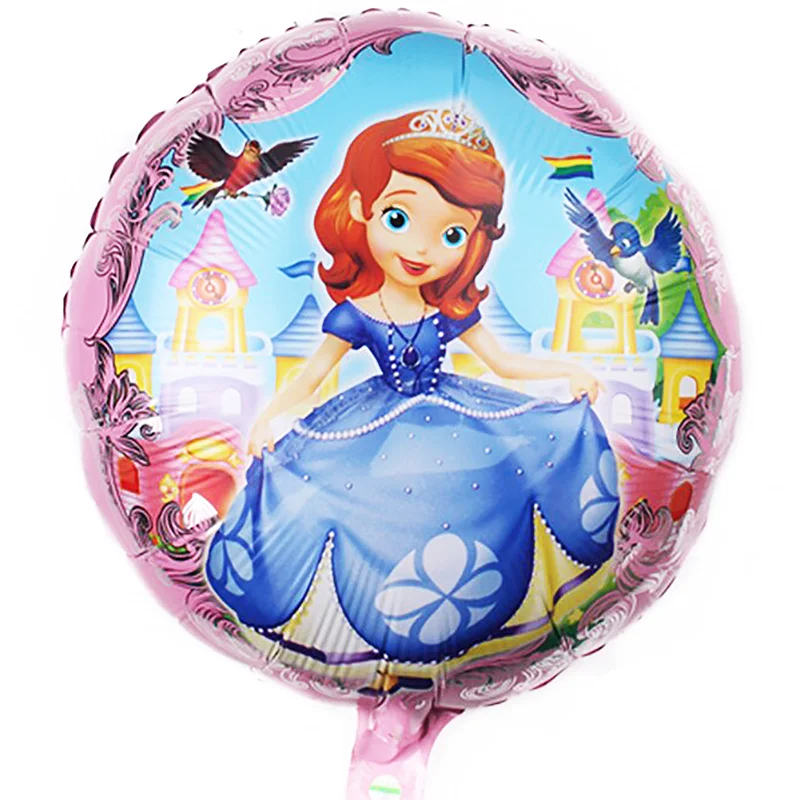 Balon folie Printesa Sofia, rotund, 45 cm