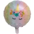 Balon folie fata Unicorn, rotund, 45 cm