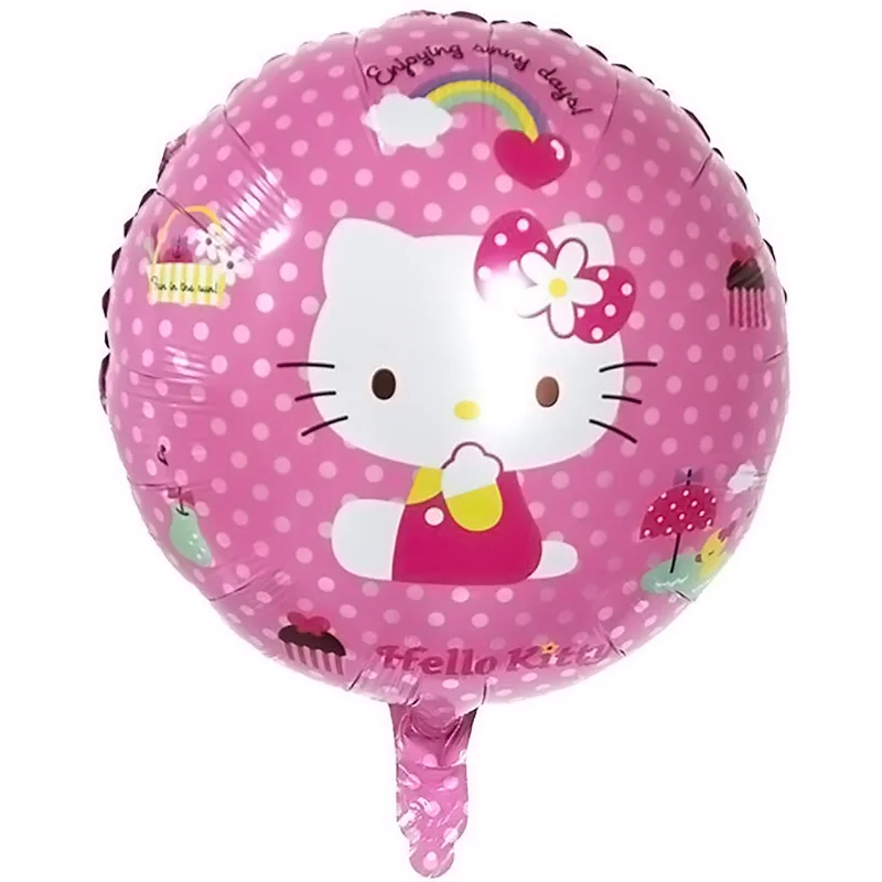 Balon folie Hello Kitty, rotund, 45 cm