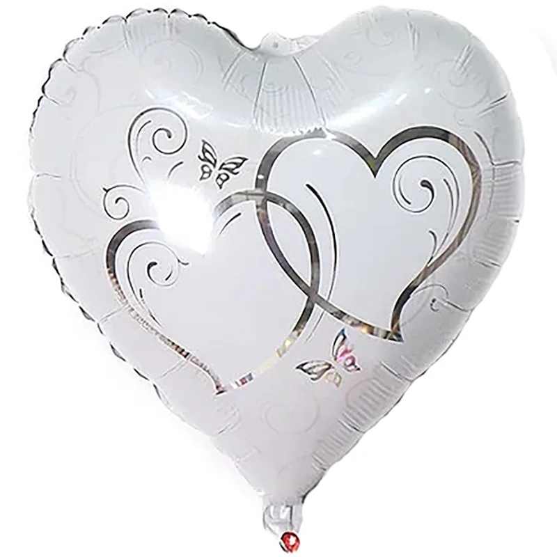 Balon folie inimioare, 45 cm