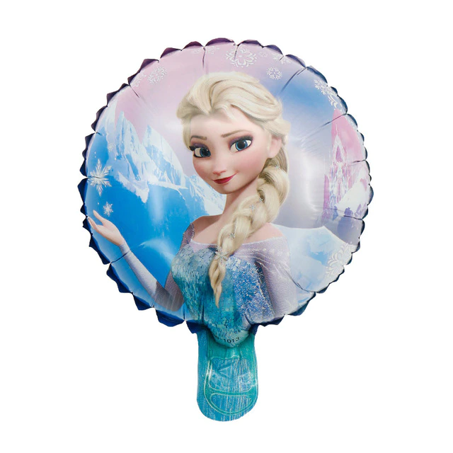 Balon folie rotund cu personaje Frozen, 20 cm