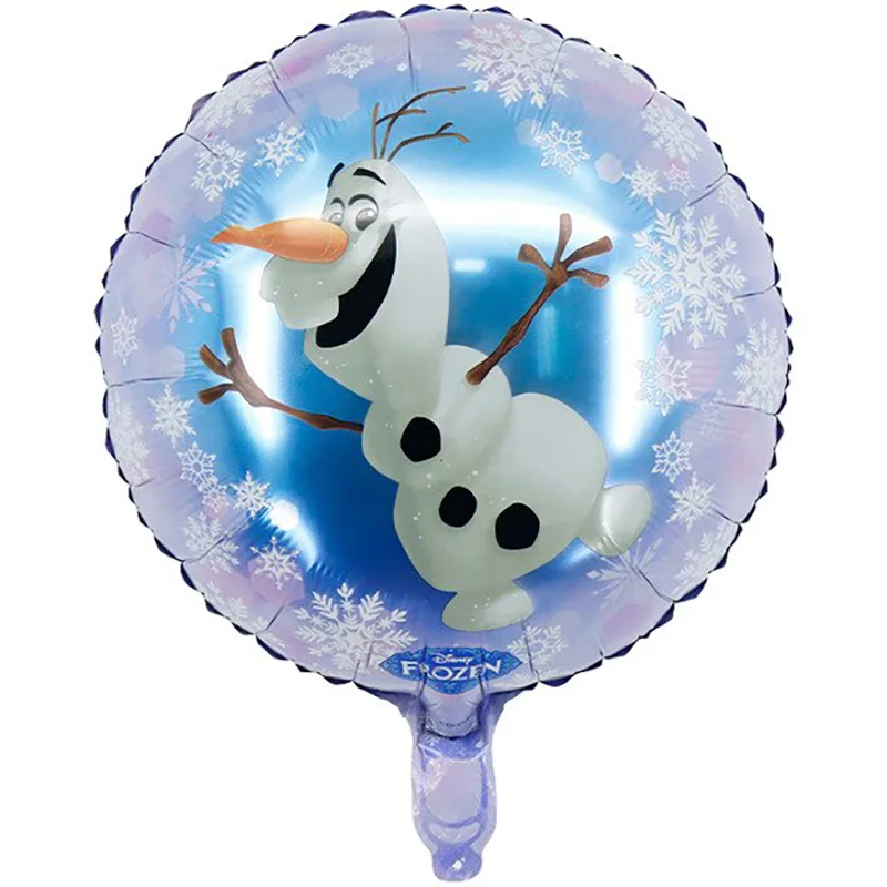 Balon folie Olaf, rotund, 45 cm