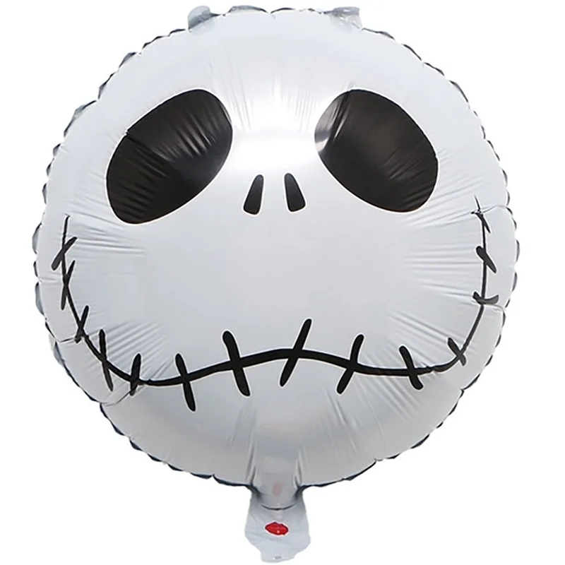Balon folie Cap Fantoma Halloween, rotund, 45 cm