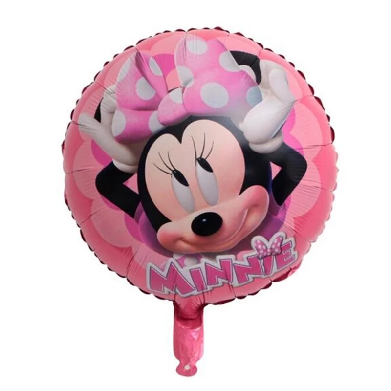 Balon Minnie, rotund, 45 cm