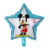 Balon Mickey Mouse in forma de stea, 45 cm