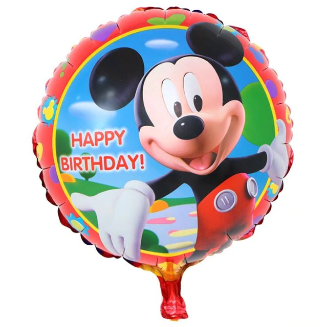 Balon Mickey Mouse, rotund, 45 cm