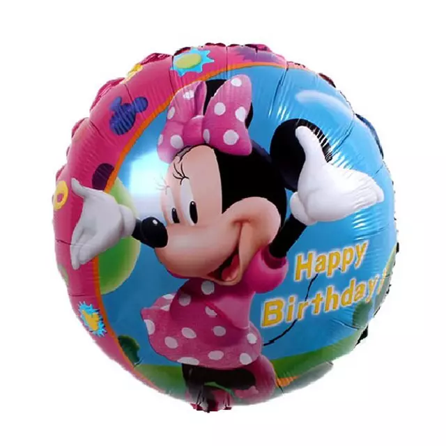 Balon Minnie, rotund, 45 cm