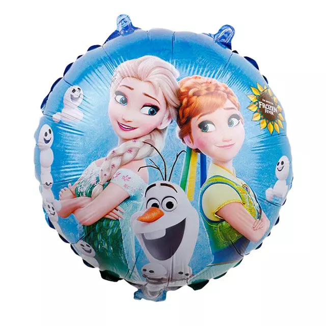 Balon Elsa / Frozen, rotund, 45 cm, model 2