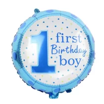 219-balon-folie-1st-birthday-boy-rotund-45-cm