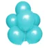 Set 10 baloane latex, Turcoaz Deschis, 25 cm, cod culoare #027