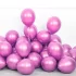Set 10 baloane latex, Roz, cromate, de 12 cm, cod culoare #120