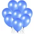 Set 10 baloane latex, Albastru, perlate, de 30 cm, cod culoare #081