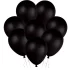 Set 10 baloane latex, Negru, perlate, de 30 cm, cod culoare #090