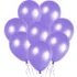 Set 10 baloane latex, Mov Deschis, perlate, de 30 cm, cod culoare #091
