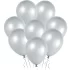 Set 10 baloane latex, Argintiu, perlate, de 30 cm, cod culoare #102