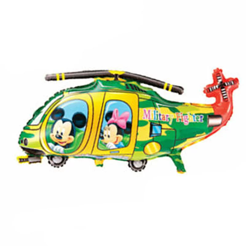 Balon Elicopter cu Mickey si Minnie, 78 x 48 cm