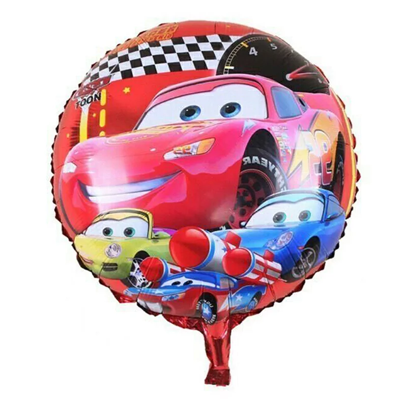 Balon Cars, rotund, 45 cm