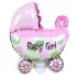 Balon carucior Baby Girl, 42 cm, roz