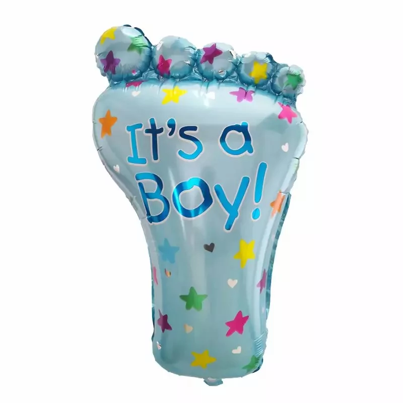 Balon piciorus It’s a boy, 43 cm, albastru