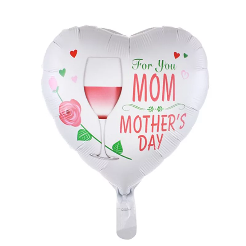 Balon in forma de inimioara Mother’s Day, 45 cm