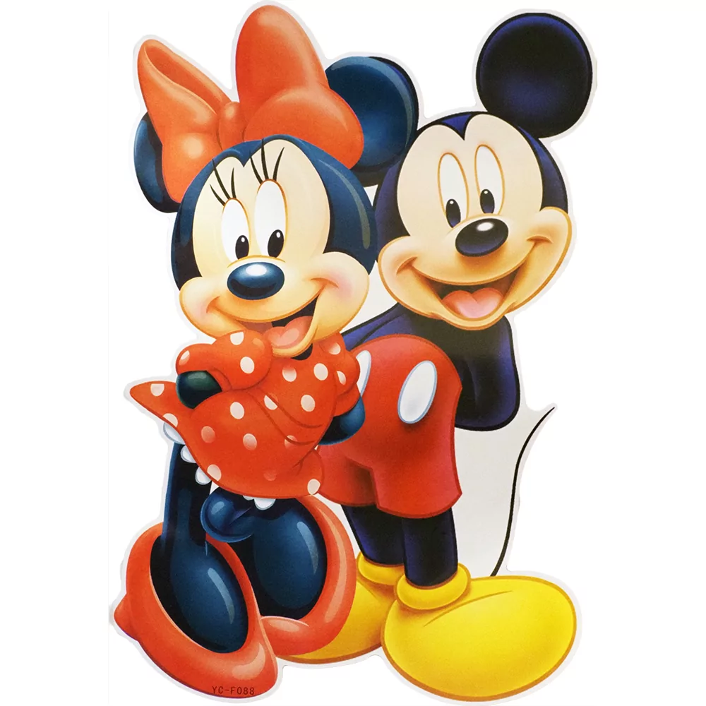 Sticker Minnie si Mickey, 20×30 cm