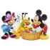 Sticker personaje Mickey, Minnie si Pluto, 20x30 cm