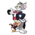 Sticker Tom si Jerry, 20x30 cm