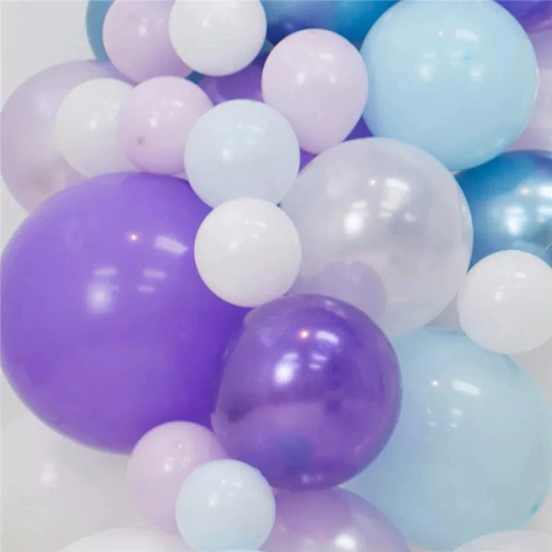 441-arcada-baloane-aniversare-petrecere-in-culori-mov-turcoaz-roz-alb-2