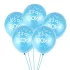 Set 10 baloane It's a boy, 30 cm, albastru