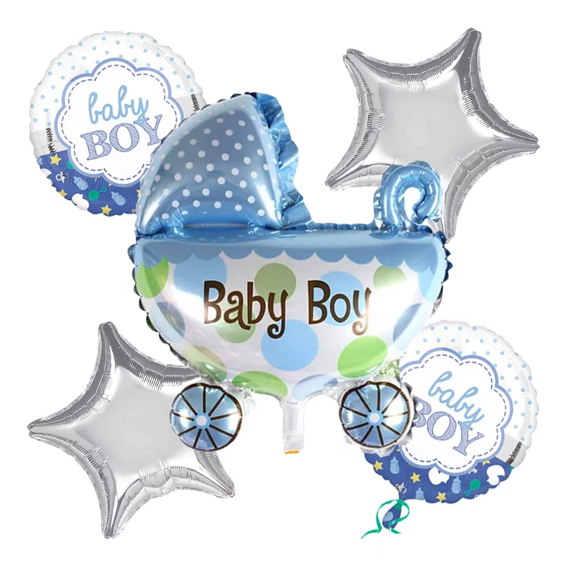 Set decor baloane Baby Boy, 5 baloane