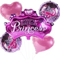 508-set-aranjament-5-baloane-folie-happy-birthday-princess