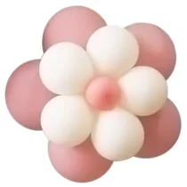 513-set-aranjament-11-baloane-latex-in-forma-de-floare-culori-alb-si-roz