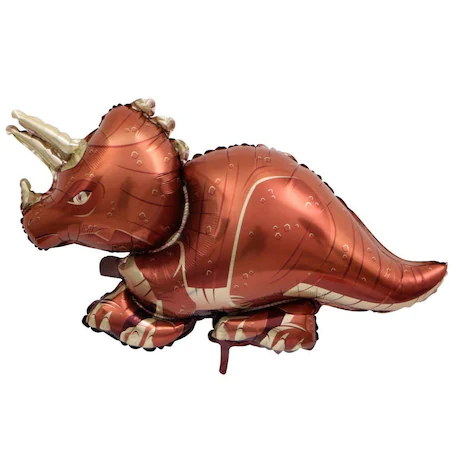 Balon figurina Dinozaur Triceratops, 60 x 105 cm