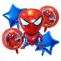 541-set-aranjament-5-baloane-folie-spiderman