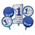 Set aranjament 5 baloane cu cifra 1, First Birthday Boy
