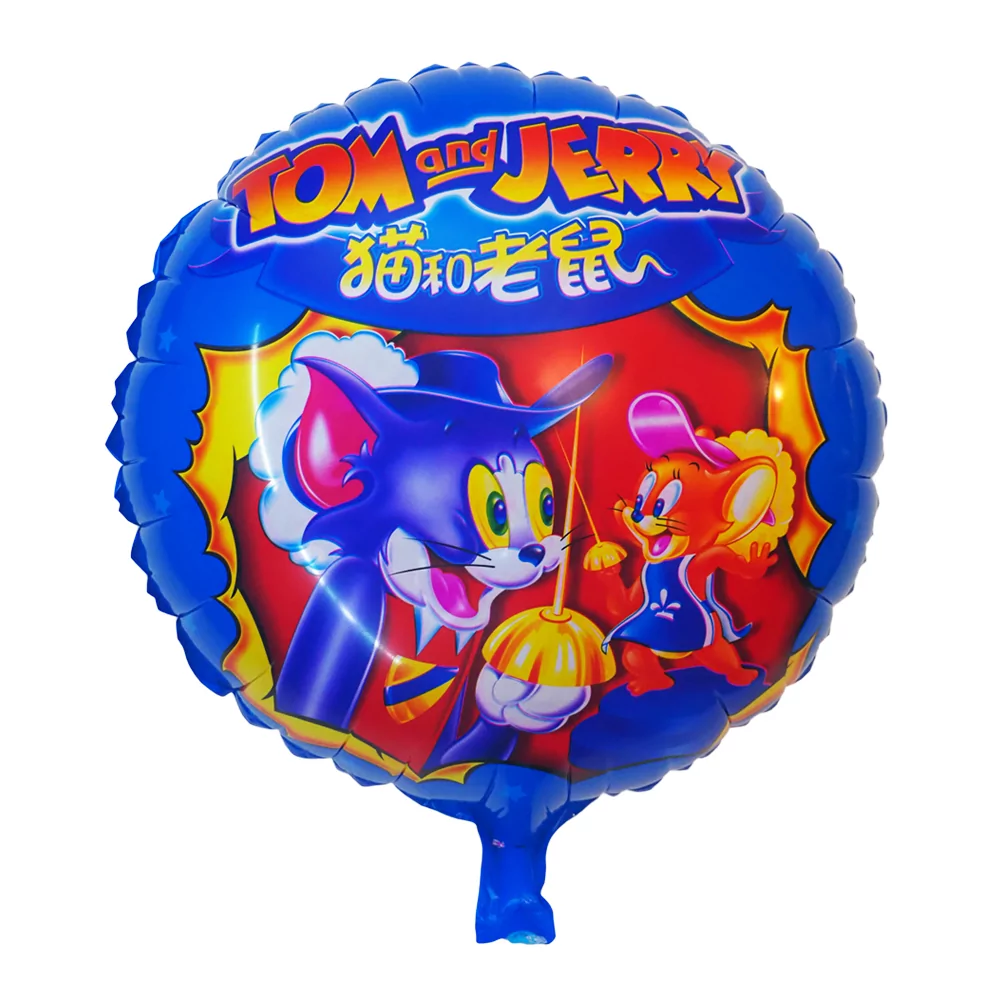 Balon Tom si Jerry muschetari, rotund, 45 cm
