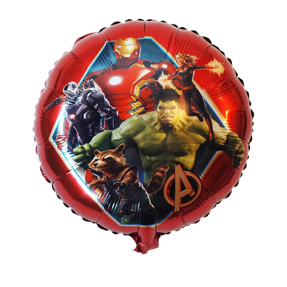 Balon personaje Universul Marvel, rotund, 45 cm