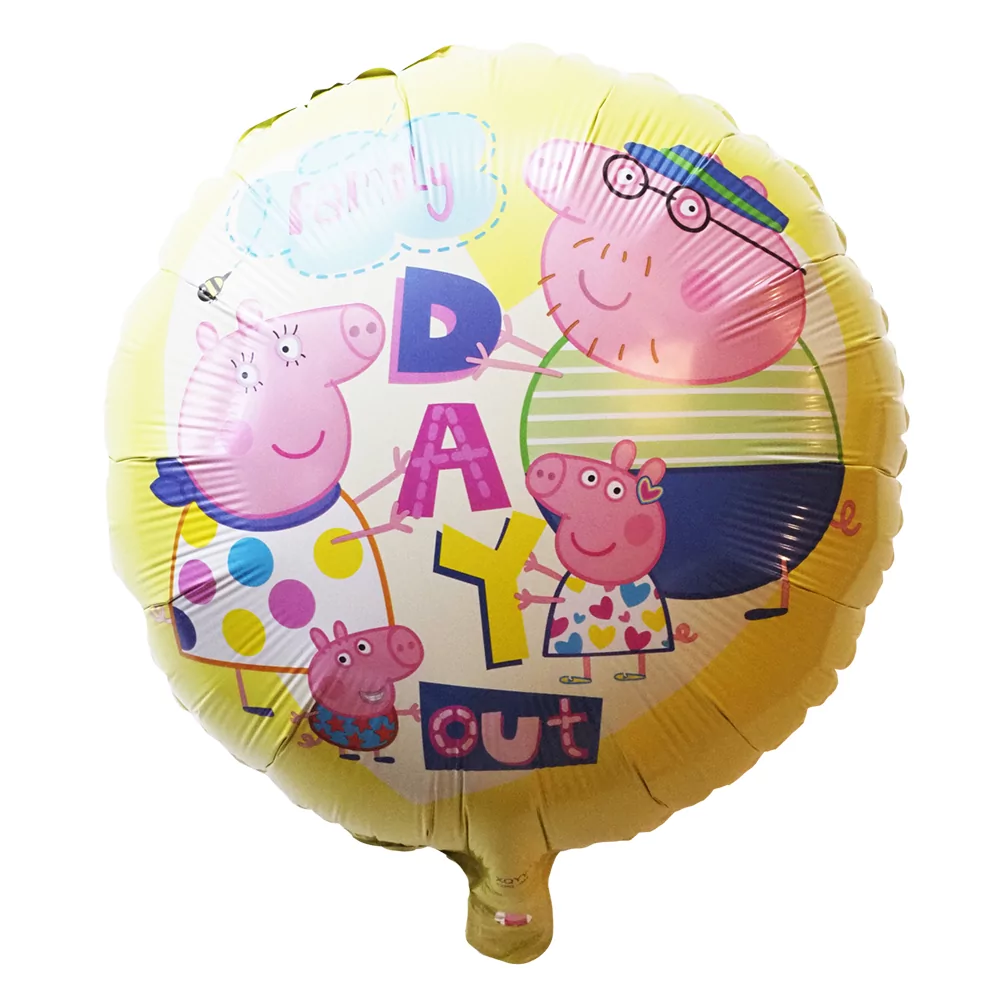 Balon personaje Peppa, rotund, 45 cm