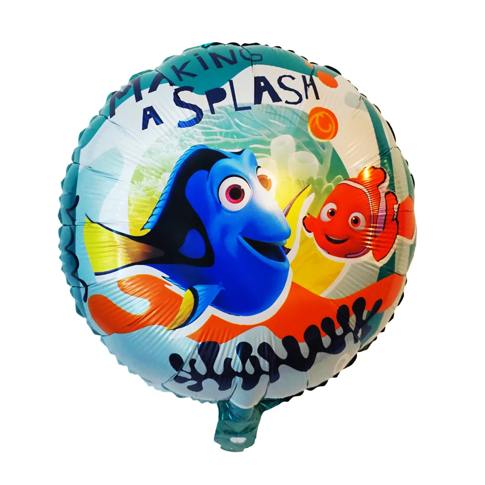 Balon personaje Finding Nemo, rotund, 45 cm